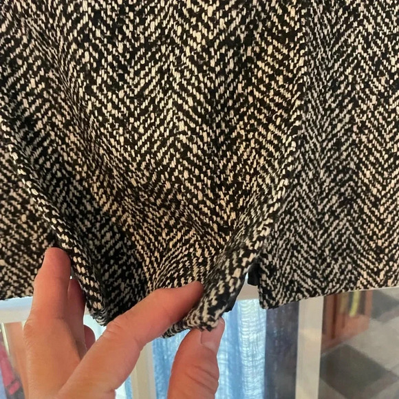 Cynthia Rowley black/white knee length skirt size 6 - Picture 6 of 8